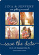 Navy Our Love Story Photo Save the Date Cards Image 5 of 6